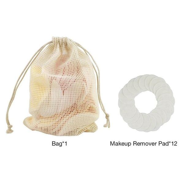 Facial Make Up Remover Bamboo Fiber Pads