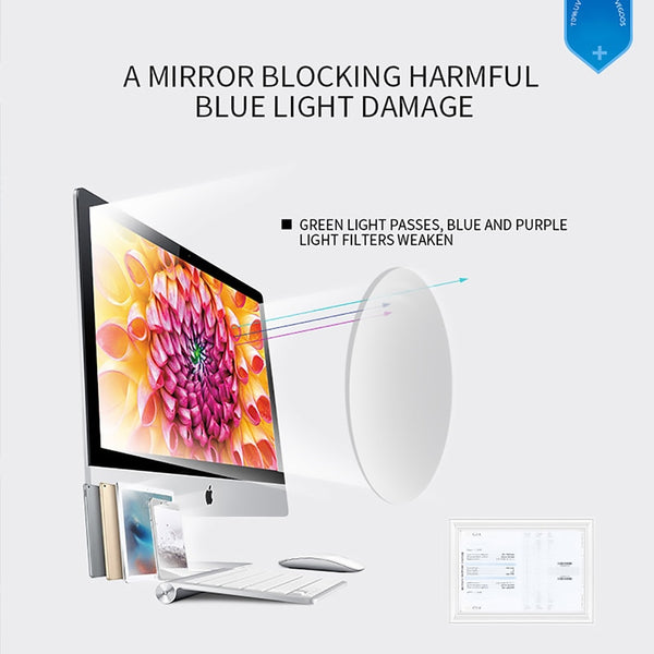 Computer Screen blue rays