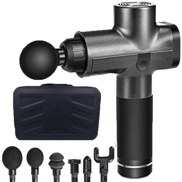 EMS Massage Gun Cordless Rechargeable Muscle Stimulator Deep Tissue Massager Device