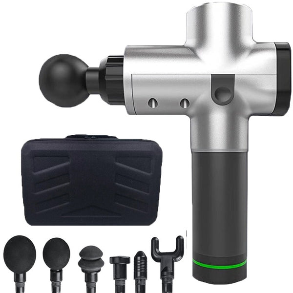 EMS Massage Gun Cordless Rechargeable Muscle Stimulator Deep Tissue Massager Device