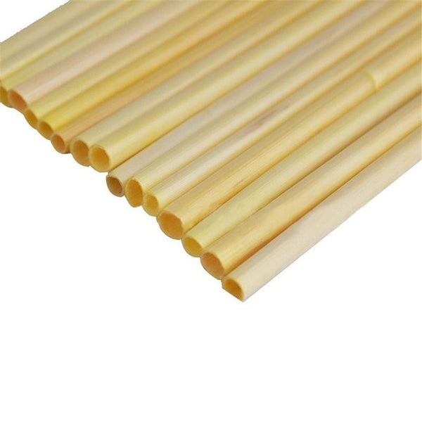 Natural Wheat Straw 100% biodegradable Straws (100 Pcs)