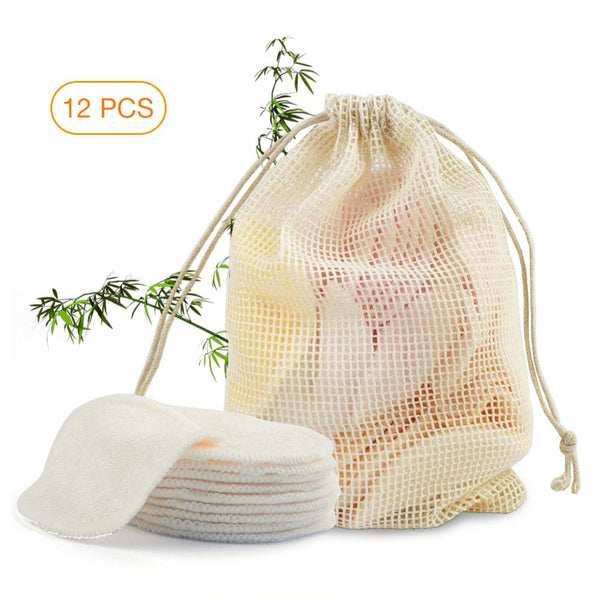 Facial Make Up Remover Bamboo Fiber Pads