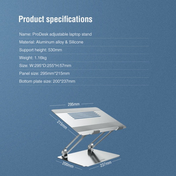Adjustable laptop stand