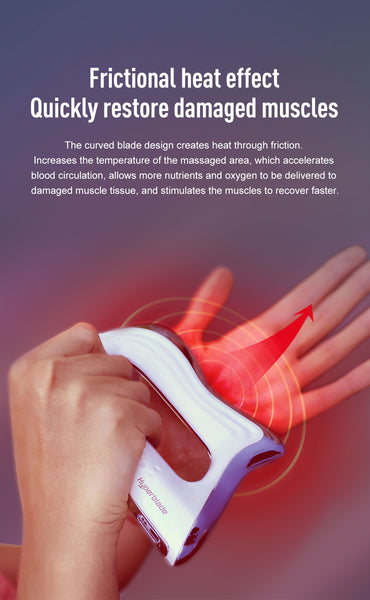 Myofascial Massager Electric Physiotherapy Microcurrent microvibration with NMES