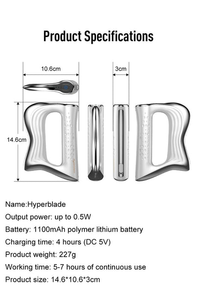 Myofascial Massager Electric Physiotherapy Microcurrent microvibration with NMES