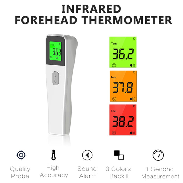 No Touch Infrared Digital Thermometer, Baby, Adult Forehead Non-contact Infrared Thermometer With LCD Backlight Termometro