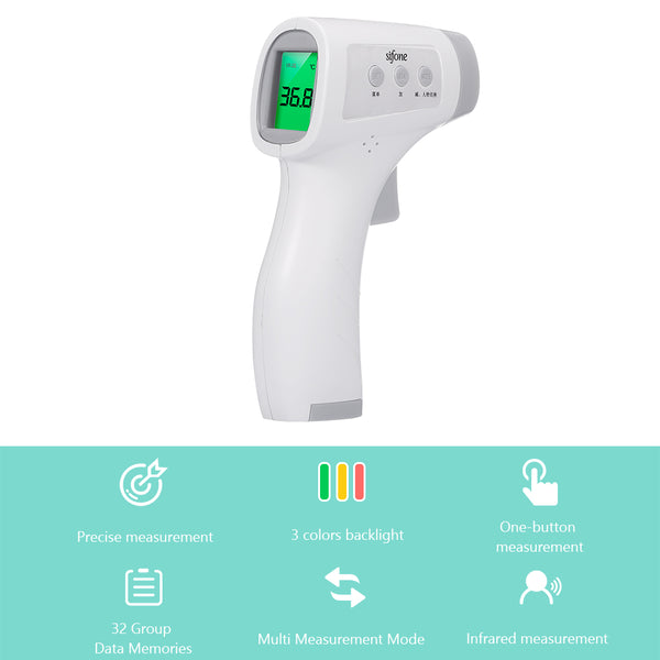 No Touch Infrared Digital Thermometer, Baby, Adult Forehead Non-contact Infrared Thermometer With LCD Backlight Termometro
