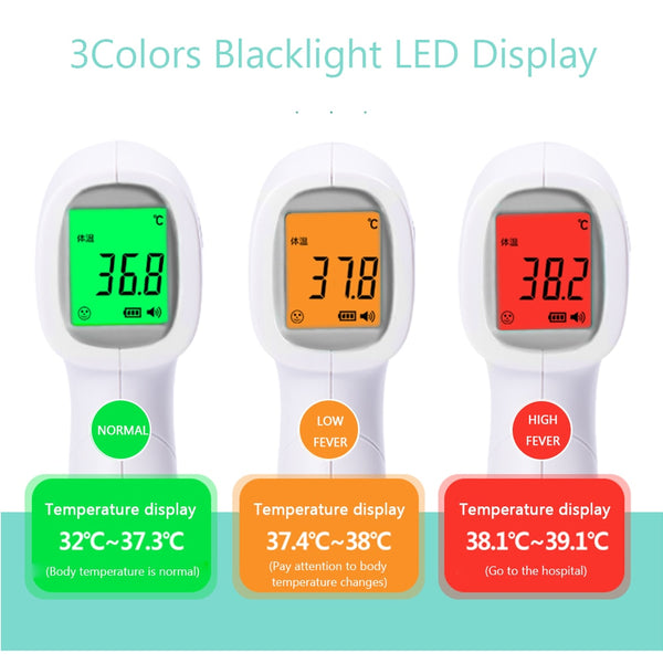No Touch Infrared Digital Thermometer, Baby, Adult Forehead Non-contact Infrared Thermometer With LCD Backlight Termometro
