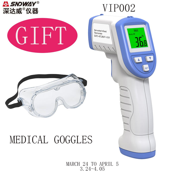 No Touch Infrared Digital Thermometer, Baby, Adult Forehead Non-contact Infrared Thermometer With LCD Backlight Termometro