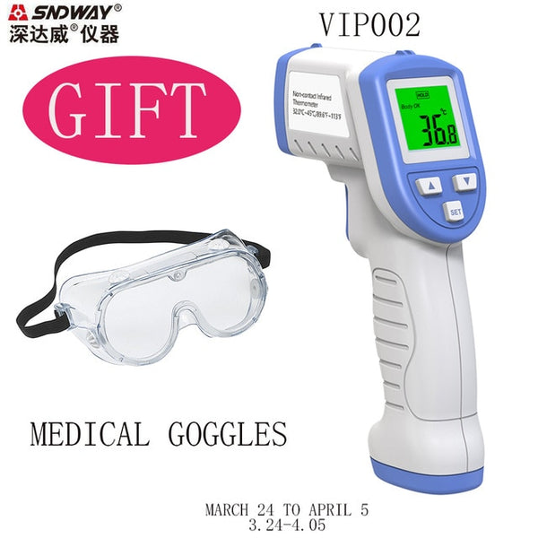 No Touch Infrared Digital Thermometer, Baby, Adult Forehead Non-contact Infrared Thermometer With LCD Backlight Termometro