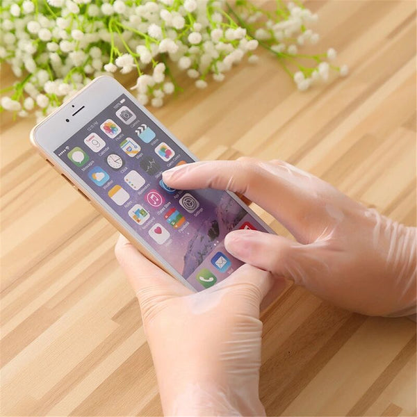 100 PCS Disposable Gloves Safety Latex