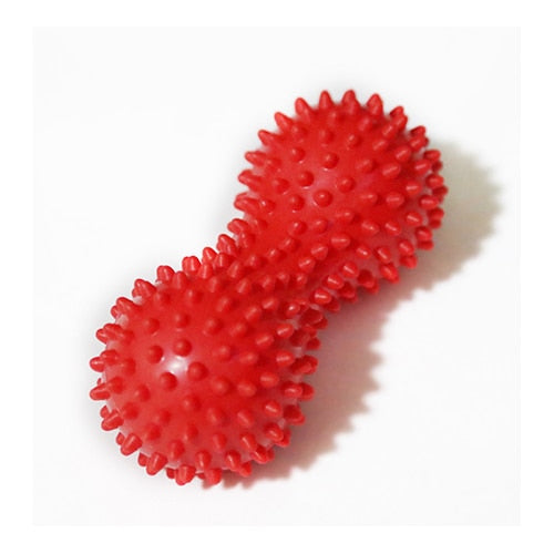 Peanut Shape  Spiky Massager Trigger Point Yoga Sport Fitness Ball