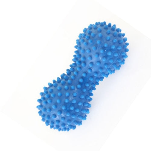 Peanut Shape  Spiky Massager Trigger Point Yoga Sport Fitness Ball