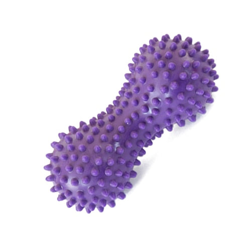 Peanut Shape  Spiky Massager Trigger Point Yoga Sport Fitness Ball