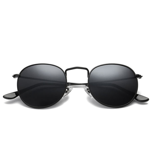 Oval Sunglasses  Small Metal Frame