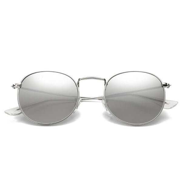 Oval Sunglasses  Small Metal Frame
