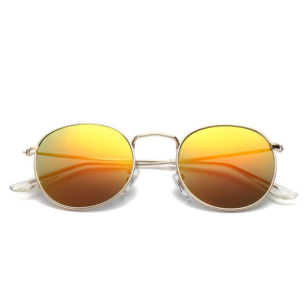 Oval Sunglasses  Small Metal Frame