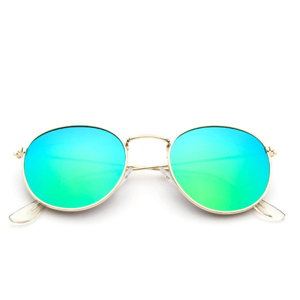 Oval Sunglasses  Small Metal Frame