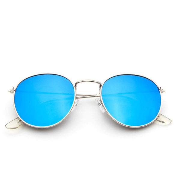 Oval Sunglasses  Small Metal Frame