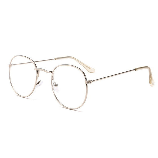Oval Sunglasses  Small Metal Frame