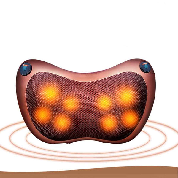 Relaxation Massage Pillow Car And Home  Electric Massager Shoulder Neck Infrared Heating Massage Relaxation Body Massage
