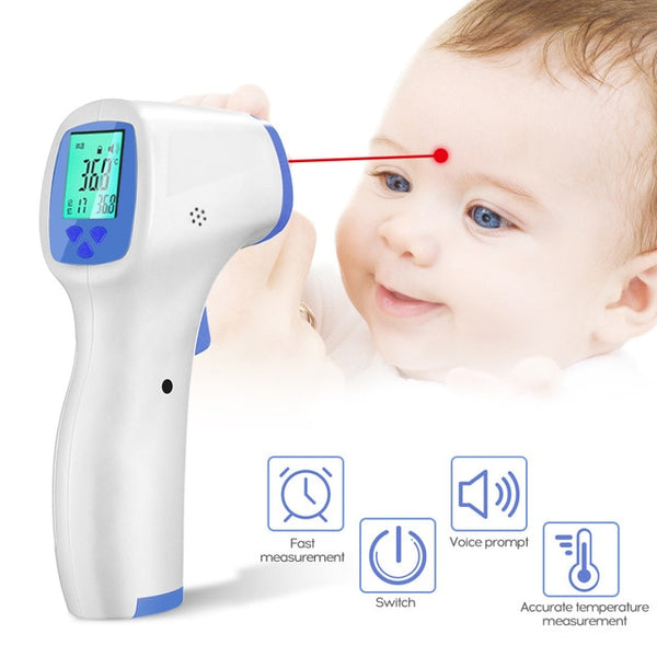 No Touch Infrared Digital Thermometer, Baby, Adult Forehead Non-contact Infrared Thermometer With LCD Backlight Termometro