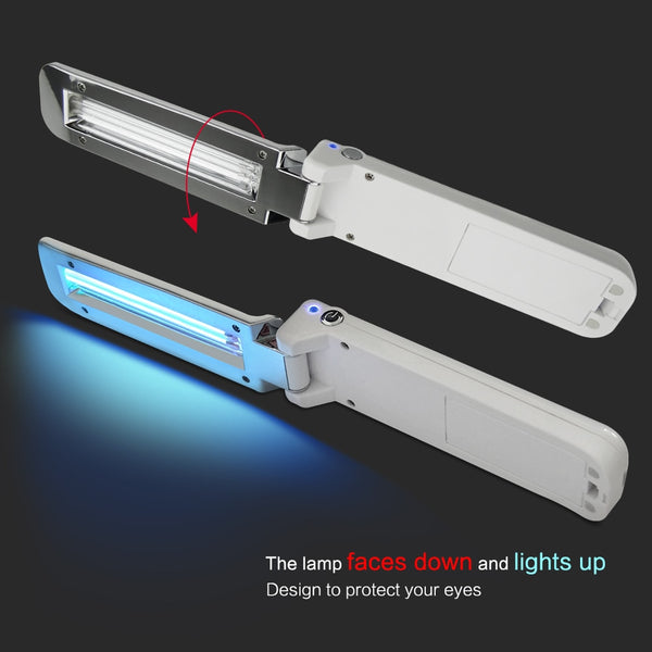 Handheld UVC Ultraviolet Lamp Desinfection 3W Folding Germicidal UV Light Sterlizer