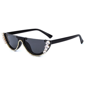 Trendy Diamond Cat Eye Sunglasses