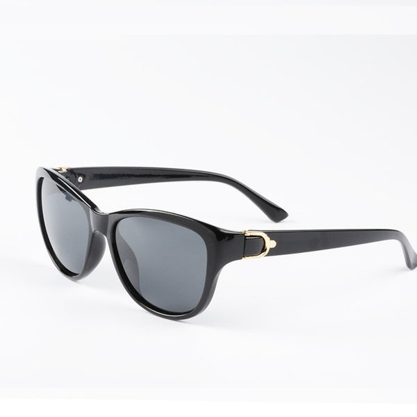 Black polarized sunglasses